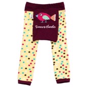 LazyOne Girls Tweet Cheeks Infant Leggings